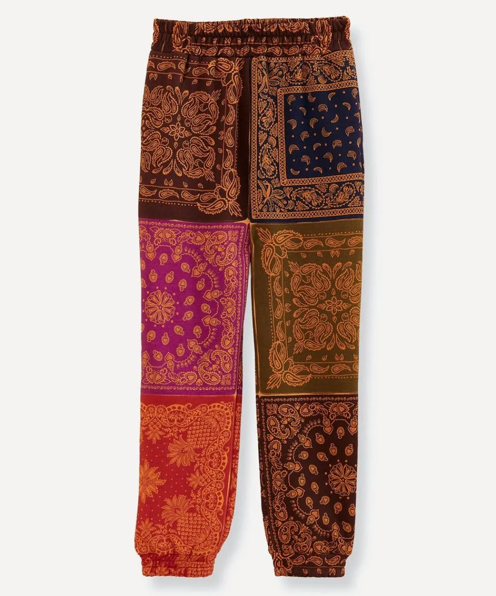 FARM Rio Trousers & Shorts^Black Bandana Dream Scarf Sweatpants