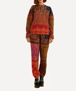 FARM Rio Trousers & Shorts^Black Bandana Dream Scarf Sweatpants