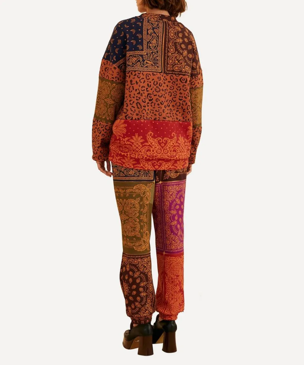 FARM Rio Trousers & Shorts^Black Bandana Dream Scarf Sweatpants