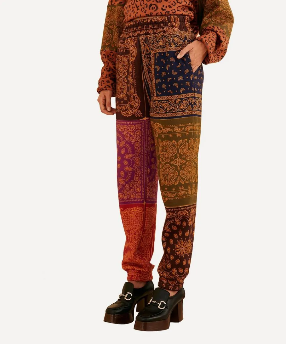 FARM Rio Trousers & Shorts^Black Bandana Dream Scarf Sweatpants