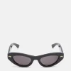Bottega Veneta Sunglasses & Glasses^Black Cat-Eye Sunglasses