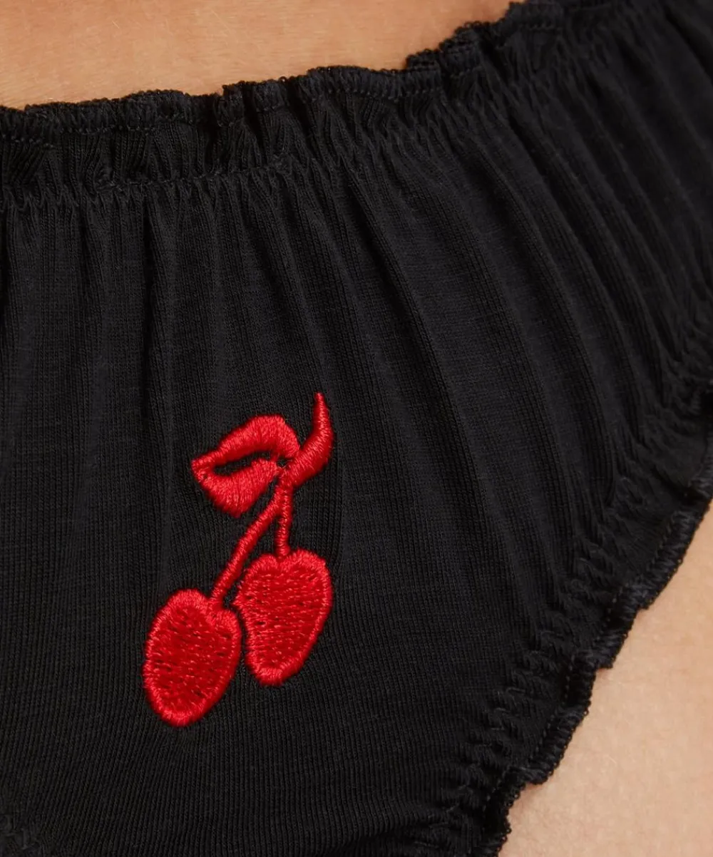Fruity Booty Lingerie^Black Cherry Thong