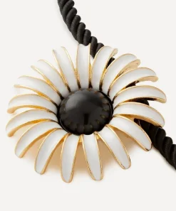 Kenneth Jay Lane Necklaces^Black Cord Daisy Pendant Necklace