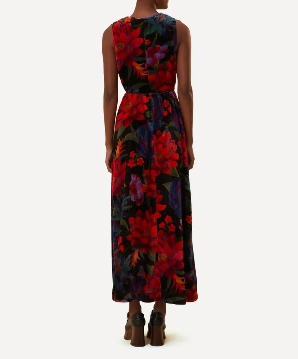 FARM Rio Dresses^Black Flower Season Maxi-Dress