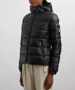 Moncler Coats & Jackets^Black Gles Hooded Short Down Jacket