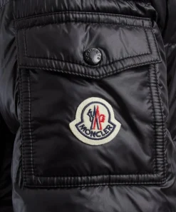 Moncler Coats & Jackets^Black Gles Hooded Short Down Jacket