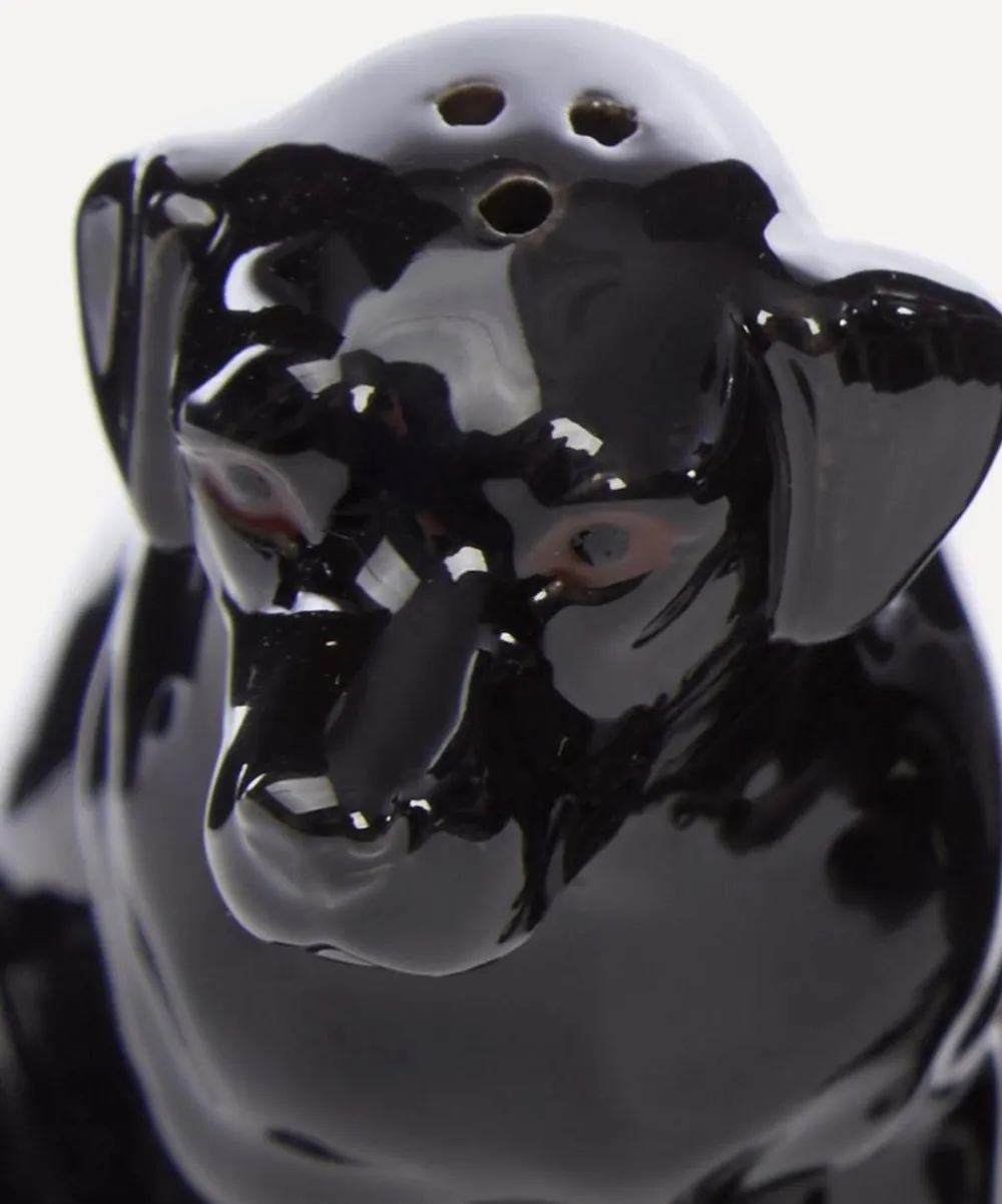 Quail Tableware^Black Labrador Salt And Pepper Shakers