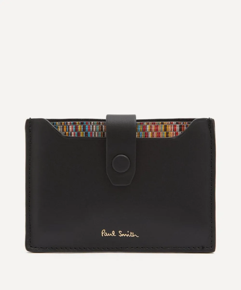 Paul Smith Wallets^Black Leather Credit Card Holder