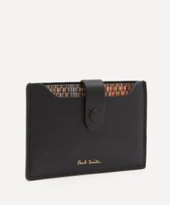 Paul Smith Wallets^Black Leather Credit Card Holder