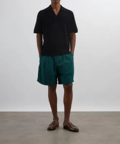 A.P.C. Tops^Black Livio Polo Shirt