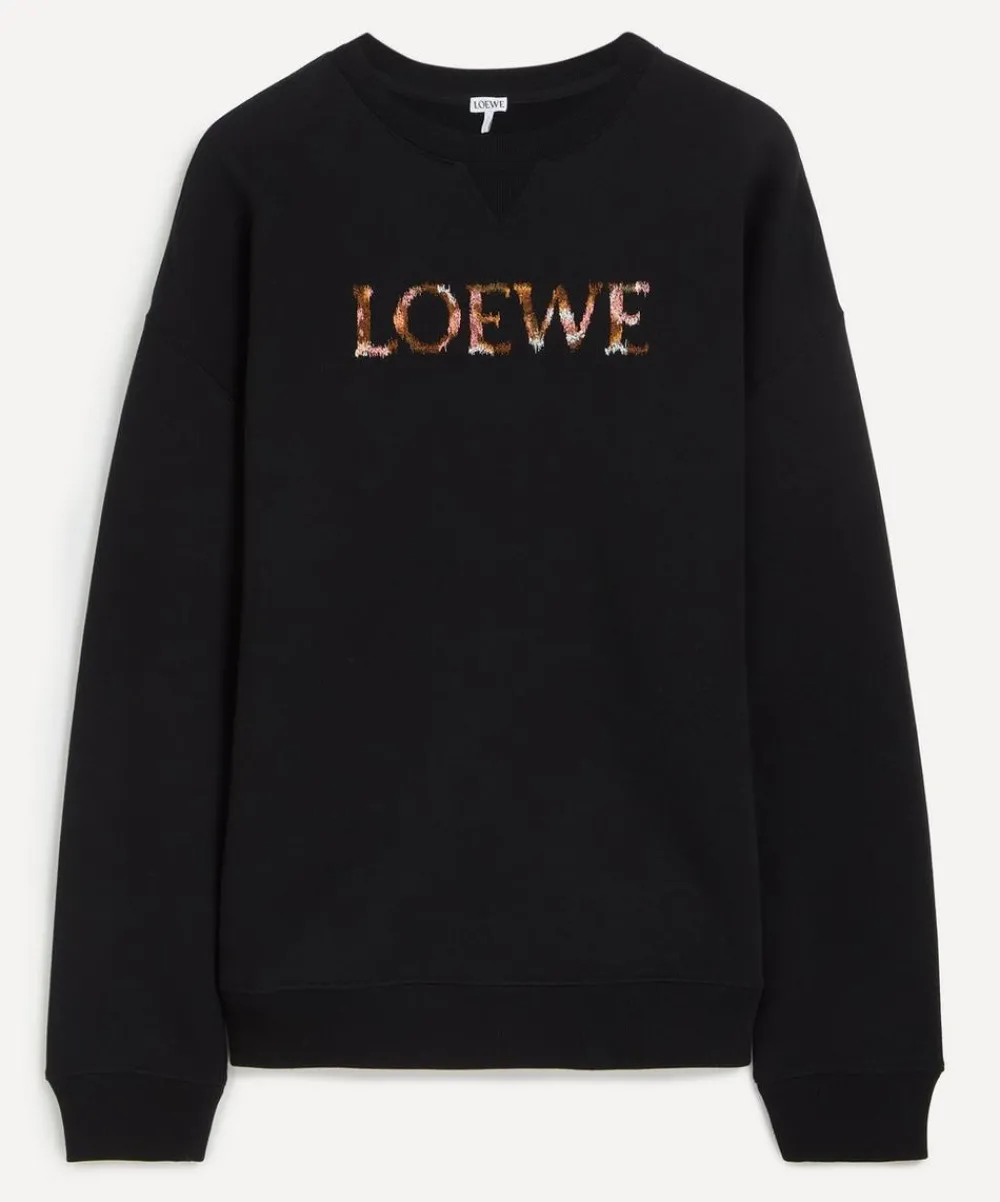 Loewe Knitwear & Sweats^Black Sweatshirt