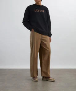 Loewe Knitwear & Sweats^Black Sweatshirt