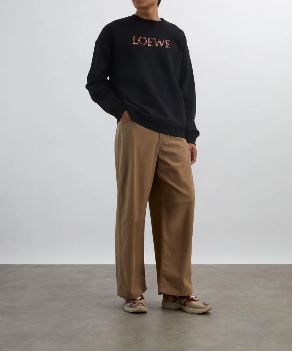 Loewe Knitwear & Sweats^Black Sweatshirt