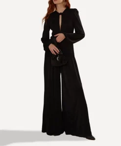 FARM Rio Dresses^Black Long Sleeve Knot Jumpsuit