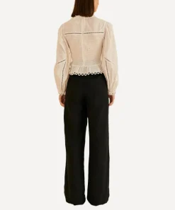 FARM Rio Trousers & Shorts^Black Low Waist Trousers