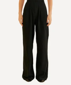 FARM Rio Trousers & Shorts^Black Low Waist Trousers