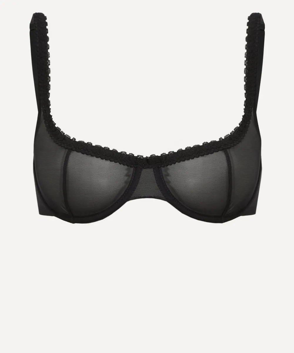 Fruity Booty Lingerie^Black Moss Mesh Bra