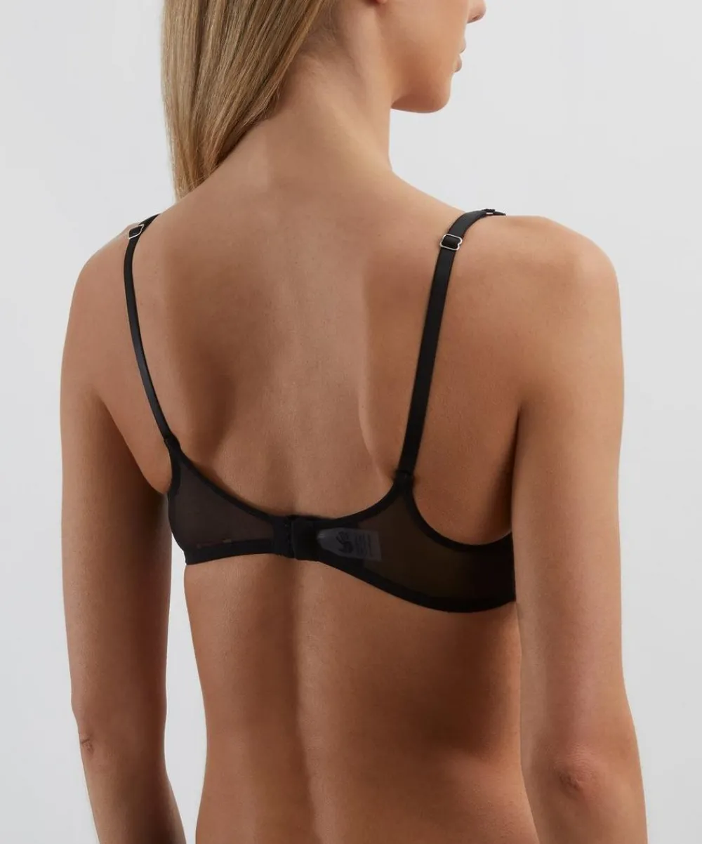 Fruity Booty Lingerie^Black Moss Mesh Bra