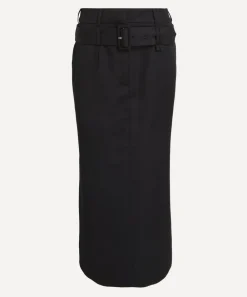 Simone Rocha Skirts^Black Multi Belt Loop Kick Back Skirt
