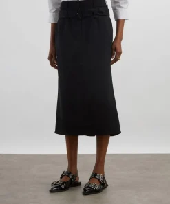 Simone Rocha Skirts^Black Multi Belt Loop Kick Back Skirt