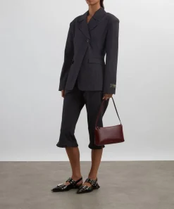 Ganni Coats & Jackets^Black Pinstripe Blazer