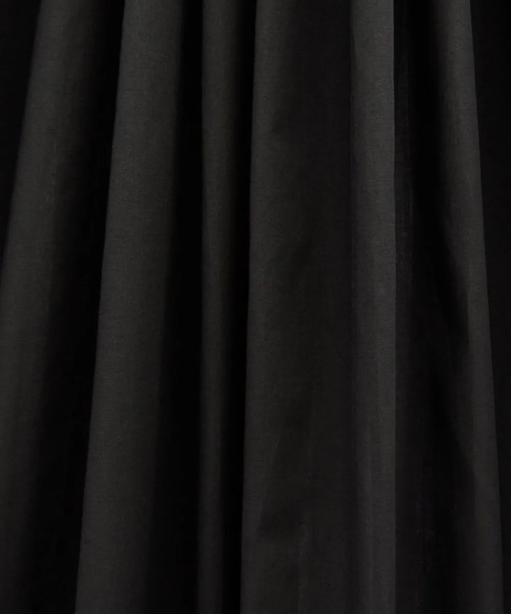 Liberty Fabrics Classic Tana Lawn|Tana Lawn™ Cotton^Black Plain Tana Lawn™ Cotton
