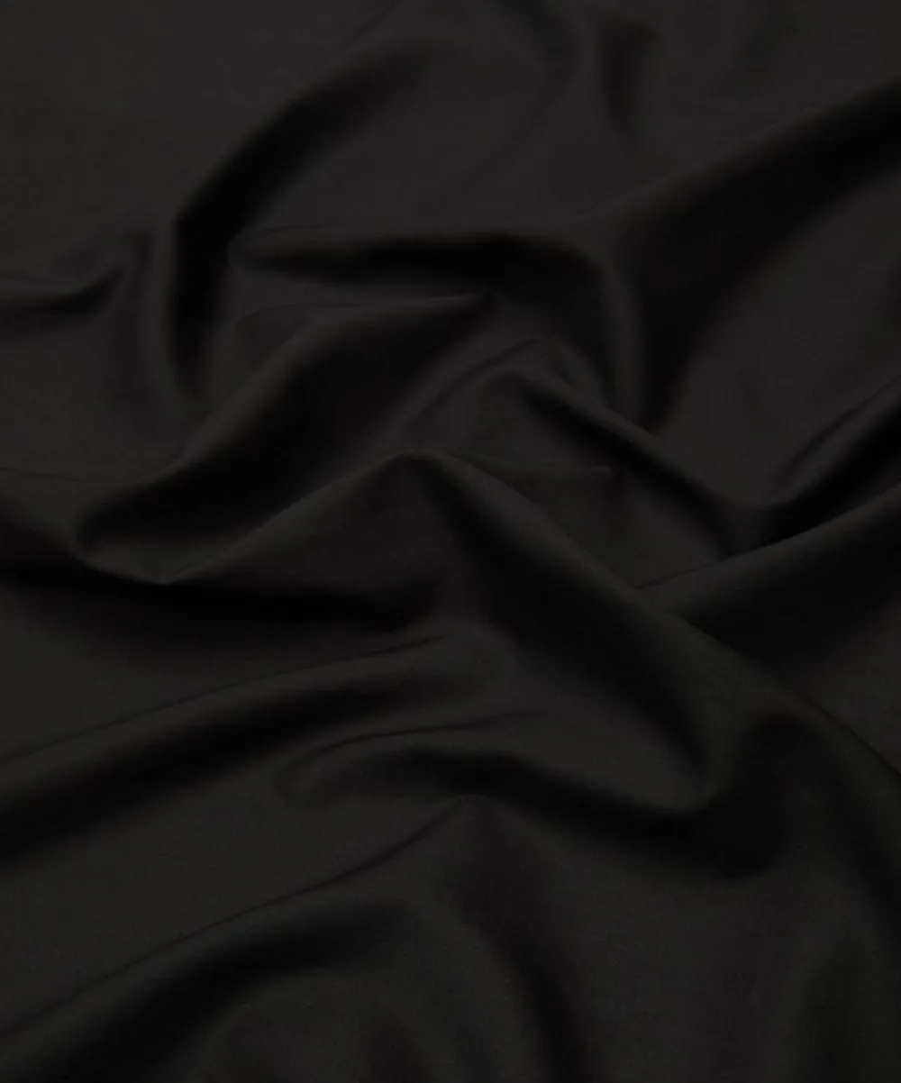 Liberty Fabrics Classic Tana Lawn|Tana Lawn™ Cotton^Black Plain Tana Lawn™ Cotton