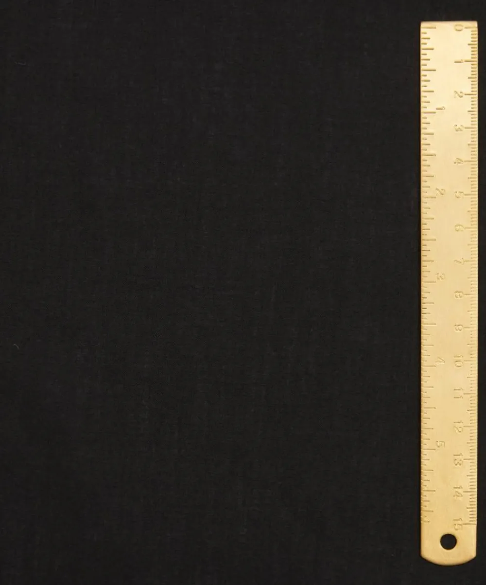 Liberty Fabrics Classic Tana Lawn|Tana Lawn™ Cotton^Black Plain Tana Lawn™ Cotton