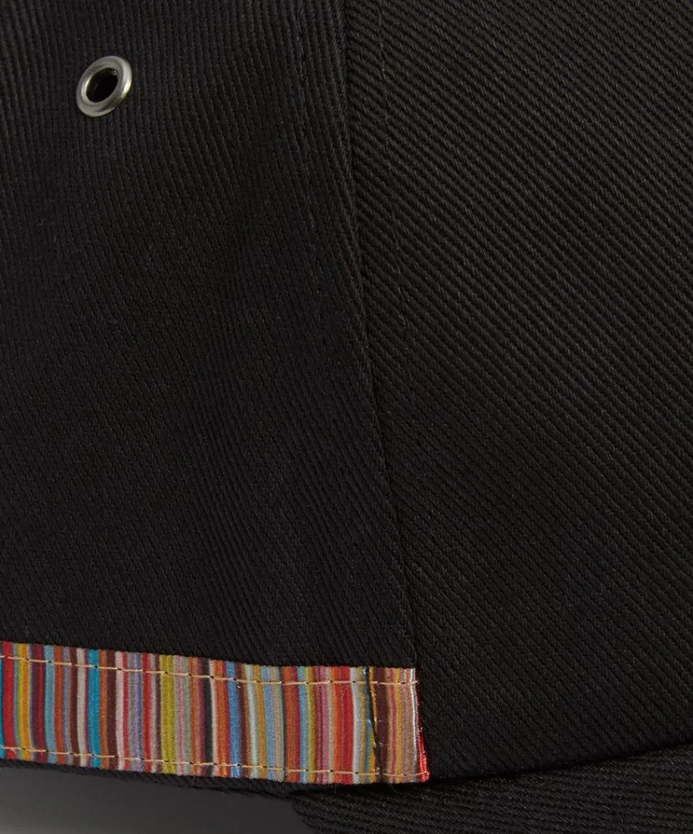 Paul Smith Hats & Gloves^Black Signature Stripe Trim Baseball Cap