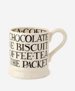 Emma Bridgewater Mugs^Black Toast Half-Pint Mug