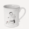 Astier de Villatte Mugs^Blanket in Love Grace Mug