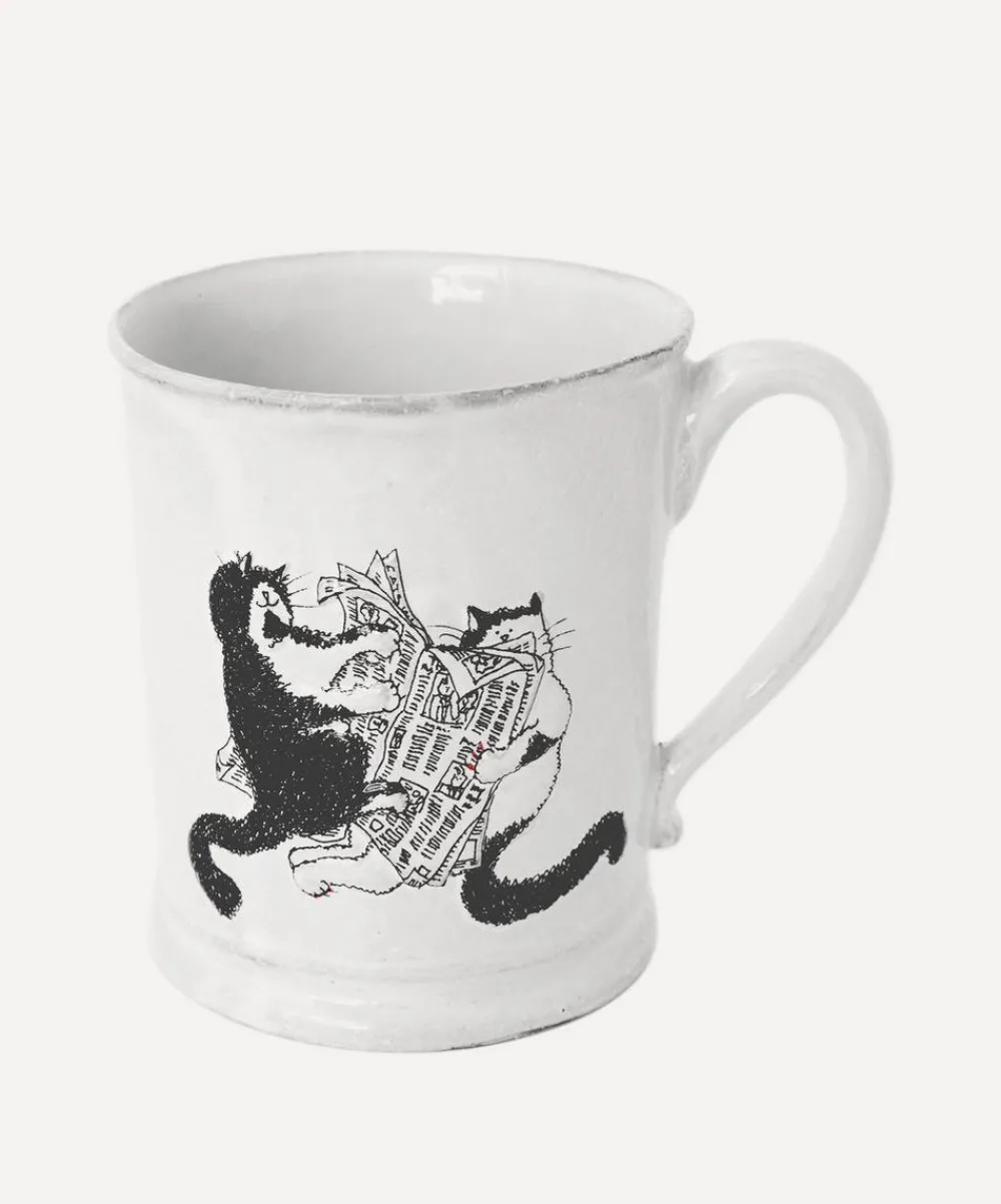 Astier de Villatte Mugs^Blankets Reading Grace Mug