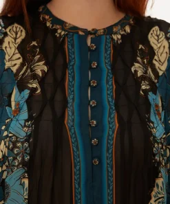 FARM Rio Tops^Blossom Tapestry Smocked Blouse