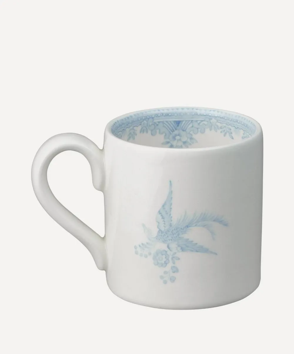 Burleigh Mugs^Blue Asiatic Pheasants Half Pint Mug
