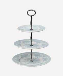 Burleigh Tableware^Blue Asiatic Pheasants Three Tier Cake Stand