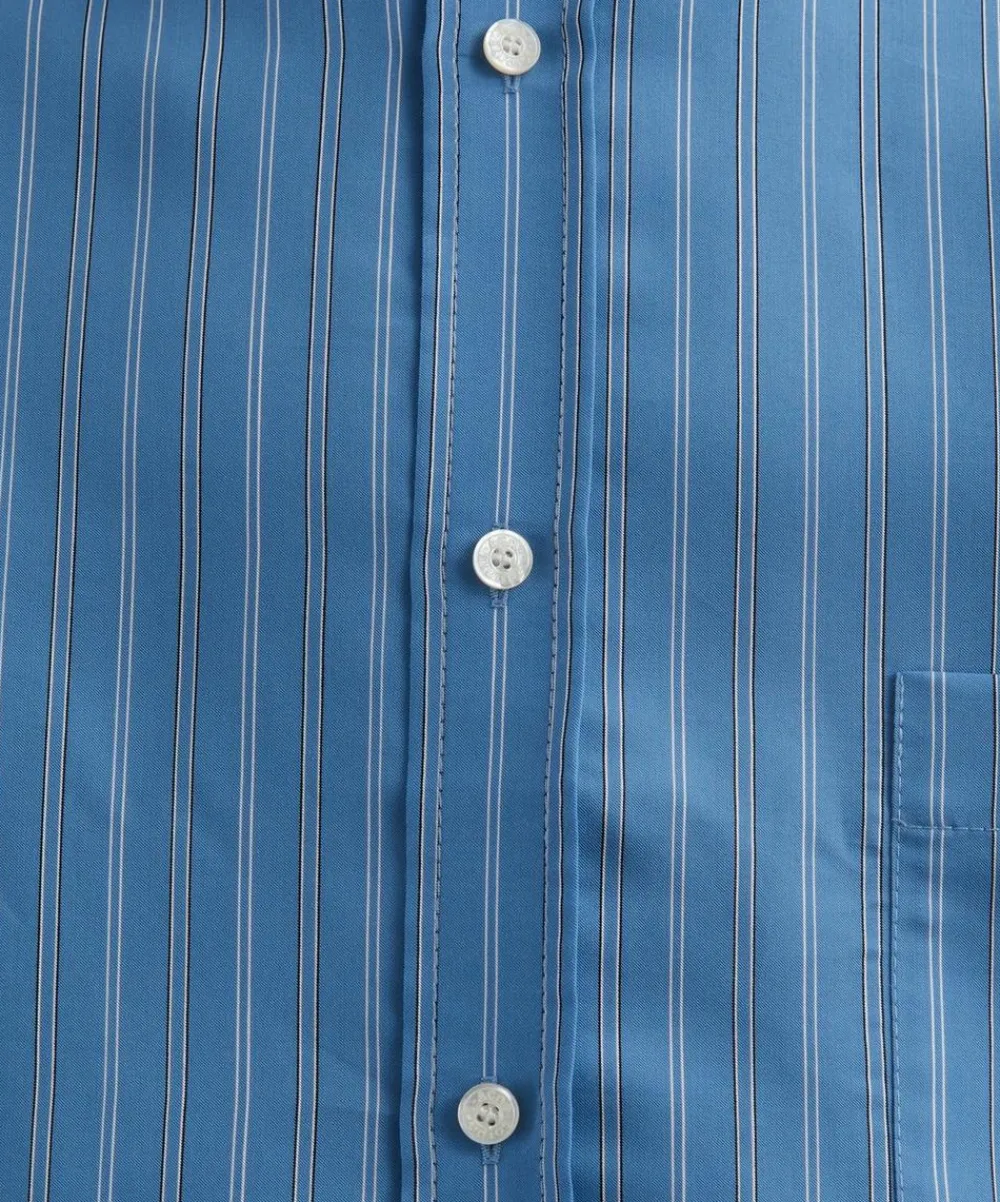 Acne Studios Shirts^Blue Button-Up Shirt