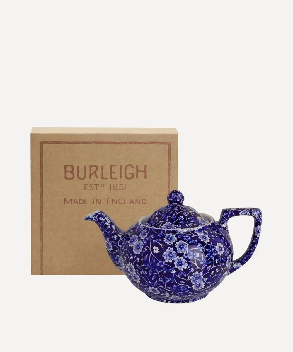 Burleigh Glass & Drinksware^Blue Calico Small Teapot in Gift Box