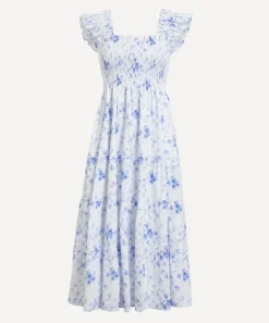 Hill House Home Dresses^Blue Sweet Peas Ellie Nap Dress