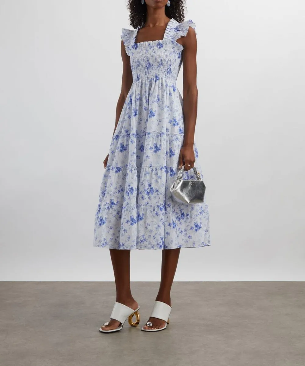 Hill House Home Dresses^Blue Sweet Peas Ellie Nap Dress