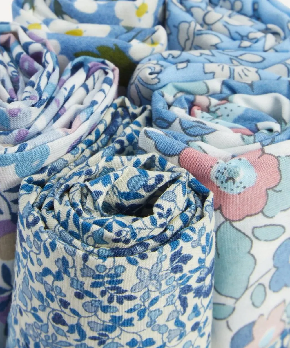 Liberty Fabrics Tana Lawn™ Cotton^Blue Tana Lawn™ Cotton Fabric Bundle Two Metres