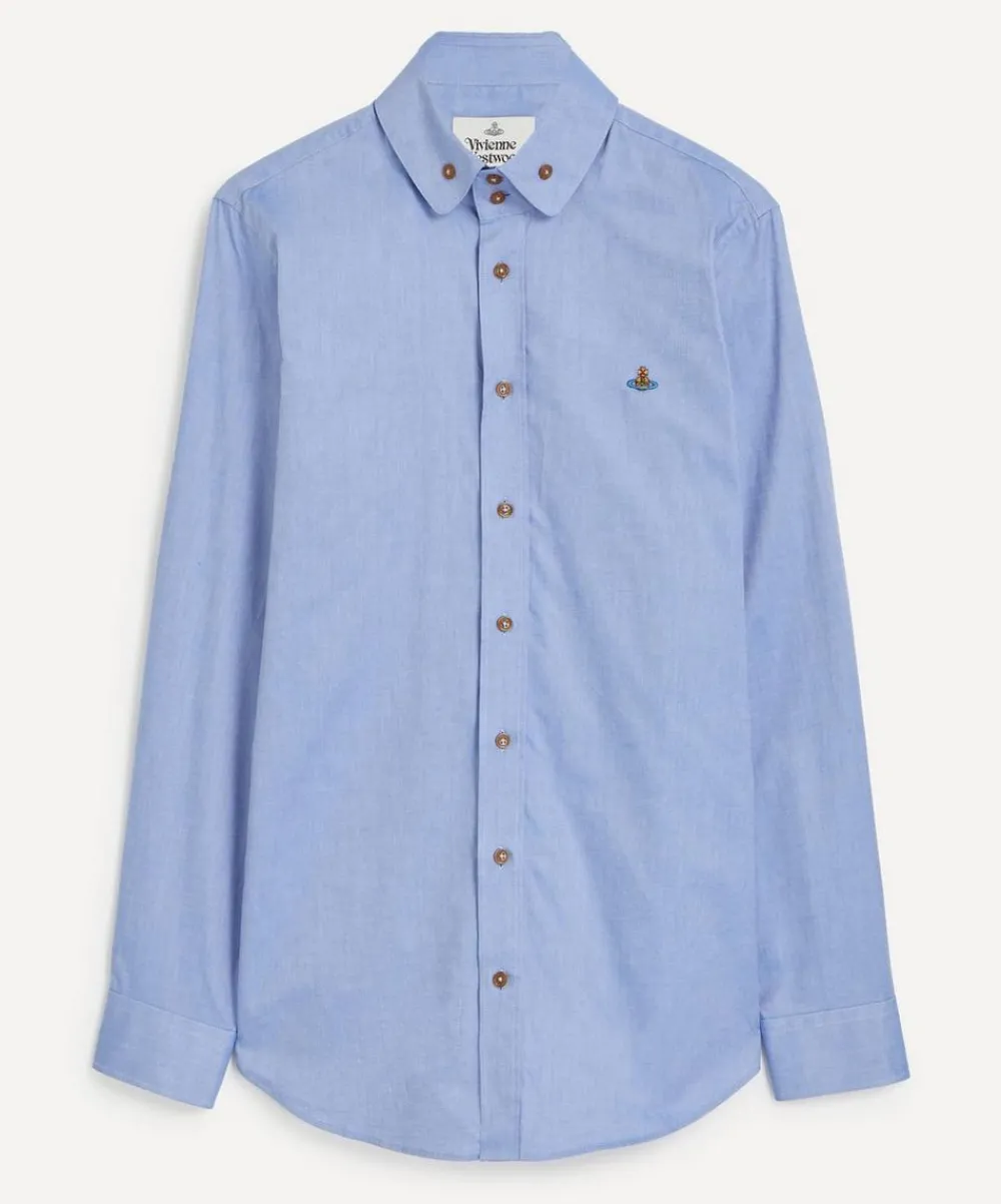Vivienne Westwood Shirts^Blue Two-Button Krall Shirt