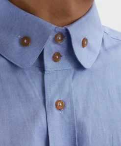 Vivienne Westwood Shirts^Blue Two-Button Krall Shirt