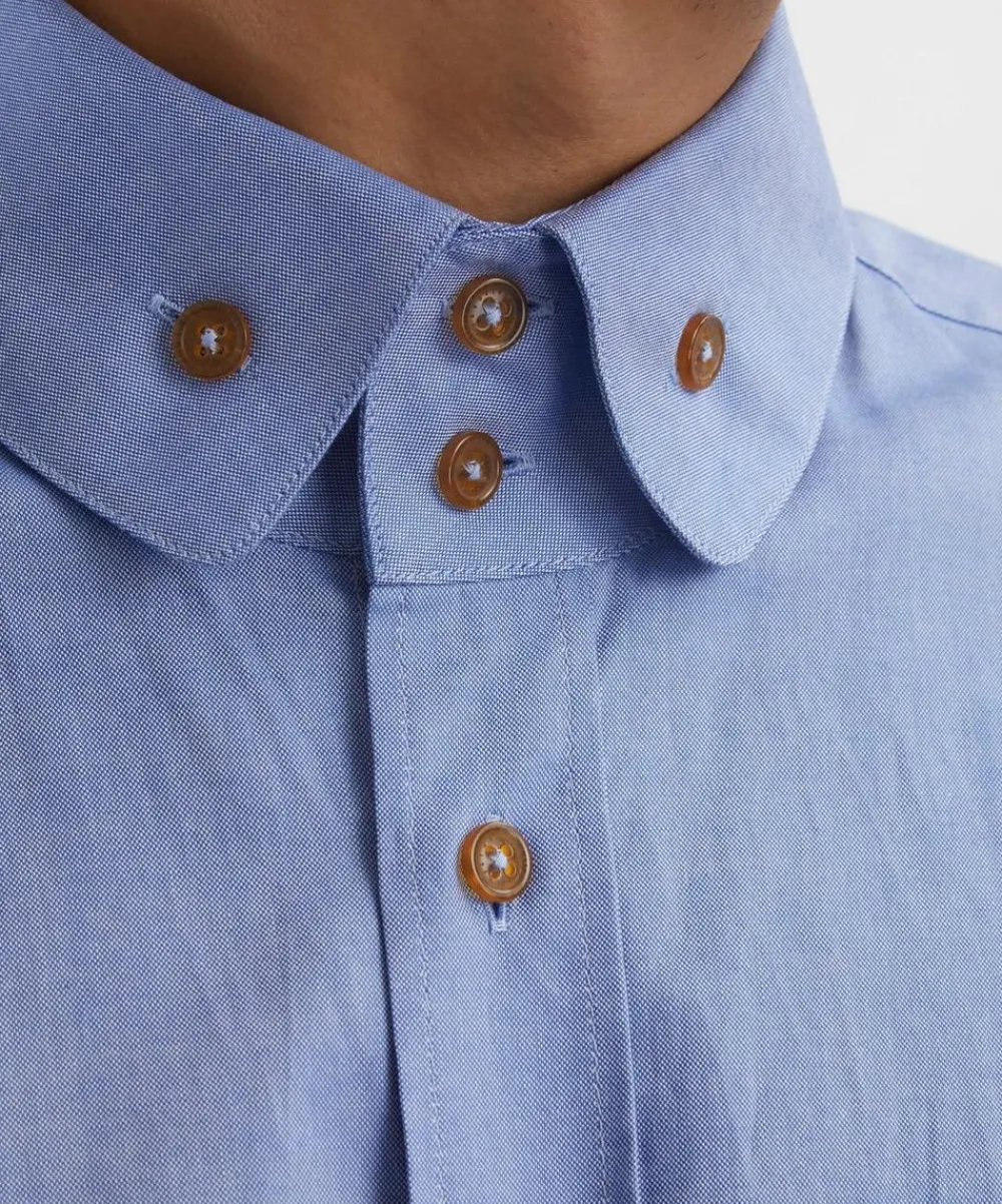 Vivienne Westwood Shirts^Blue Two-Button Krall Shirt