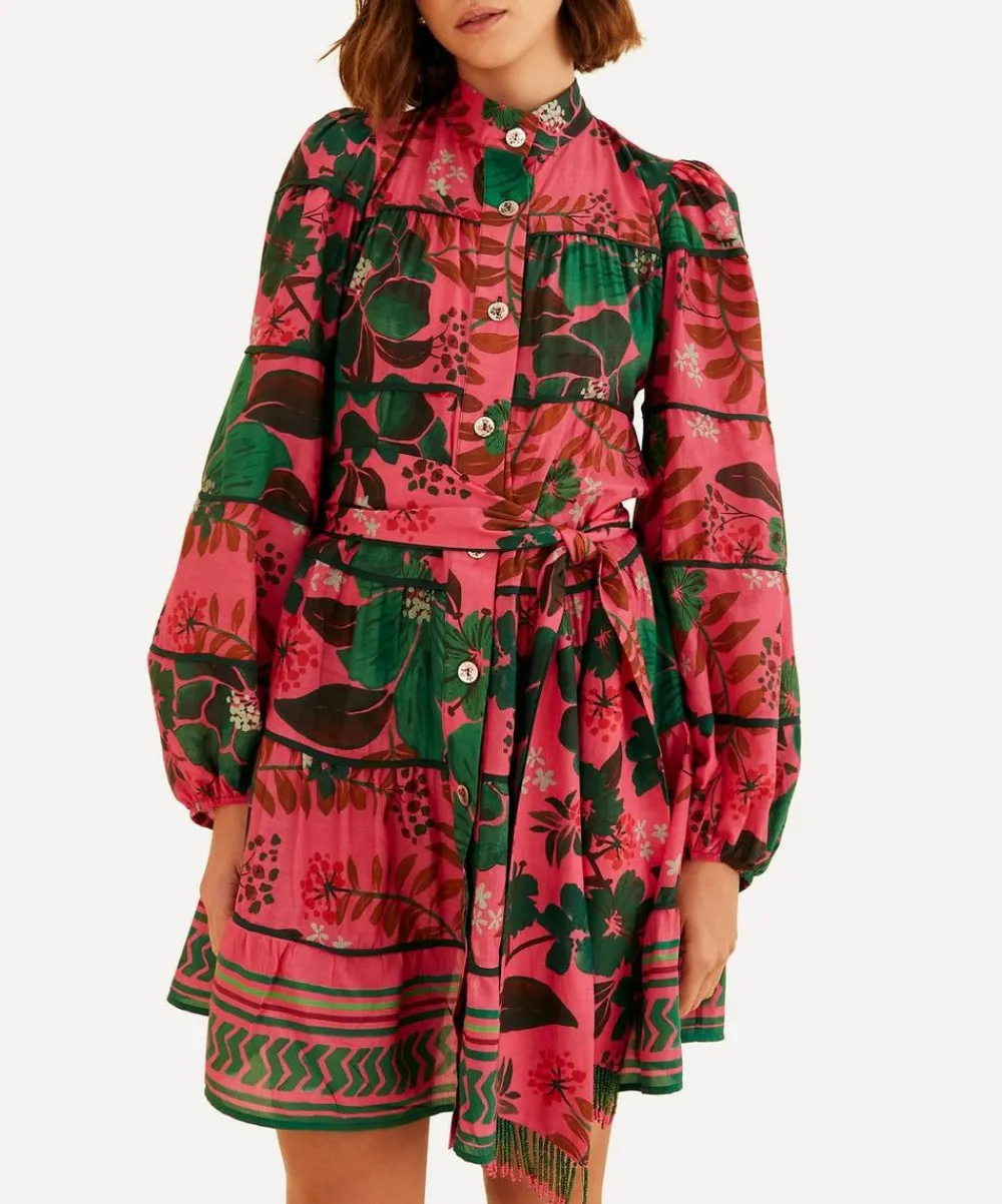 FARM Rio Dresses^Blush Floral Yard Mini-Dress