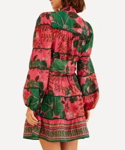FARM Rio Dresses^Blush Floral Yard Mini-Dress