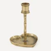 Doing Goods Candles & Candle Holders^Bodhi Bamboo Heart Candlestick Holder