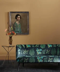 Liberty Interiors Furnishing Fabrics^Botanical Flora Wellington Velvet in Jade