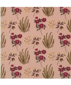 Liberty Interiors Furnishing Fabrics^Botanical Flora Wellington Velvet in Lacquer