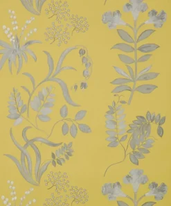 Liberty Interiors Wallpaper^Botanical Stripe Wallpaper in Fennel