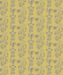 Liberty Interiors Wallpaper^Botanical Stripe Wallpaper in Fennel
